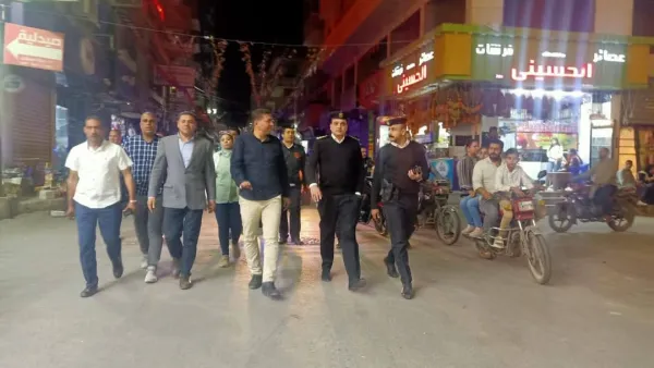 رئيس مدينة المنيا يقود حملة مكبرة لرفع الإشغالات