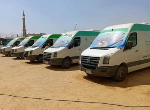 ضمن مبادرة حياة كريمة قافلة طبية بمطاي غدا