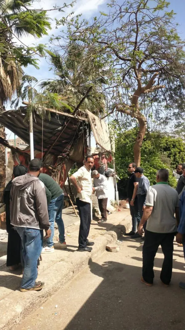 حملة لرفع الإشغالات بالمنيا “صور”