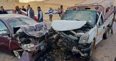 مصرع سيدة وإصابة 17 عامل في حادث سير بالمنيا