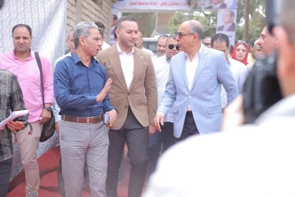 بحضور محافظ المنيا الكشف علي ٧الاف حالة بقافلة مستقبل وطن