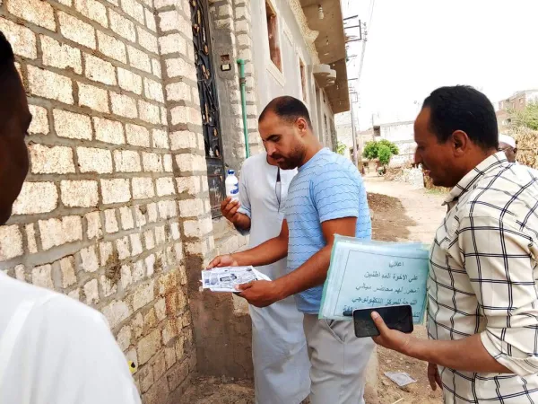 حملة طرق الأبواب للتوعية بإجراءات التصالح على مخلفات البناء بالمنيا
