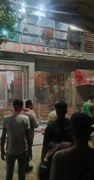 إصابة شخصين باختناق إثر حريق بحضانة أطفال في المنيا
