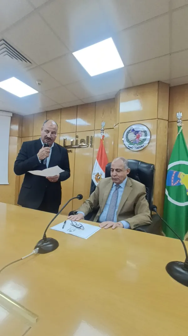 محافظ المنيا يعتمد نتيجة الشهادة الاعدادية بنسبة نجاح 75.9%