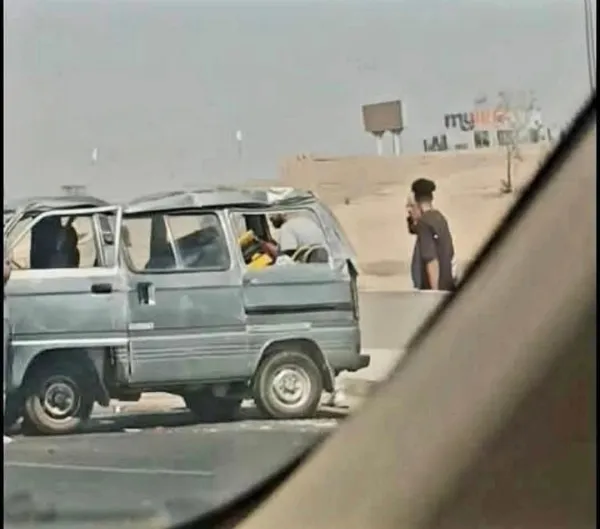 16 مصاباً إثر تصادم سيارتين نقل وميكروباص على صحراوي المنيا ( تفاصيل)