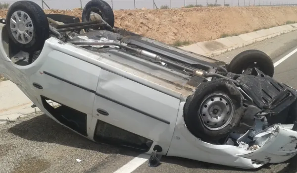 كانا في طريقهما لسوهاج.. مصرع زوجين في حادث بملوي